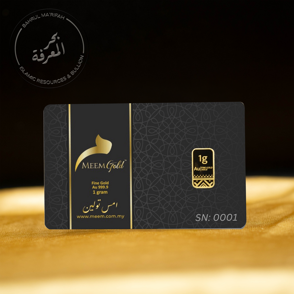 1 gram Meem Gold - Classic Black Edition