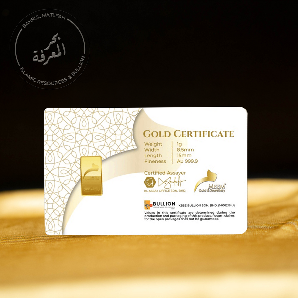 1 gram Meem Gold - Classic V2