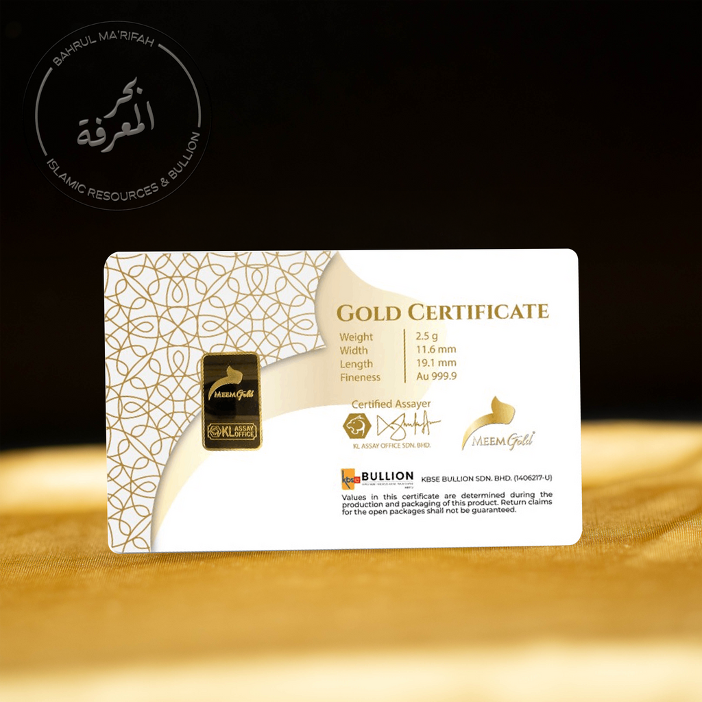 2.5 gram Meem Gold - Classic