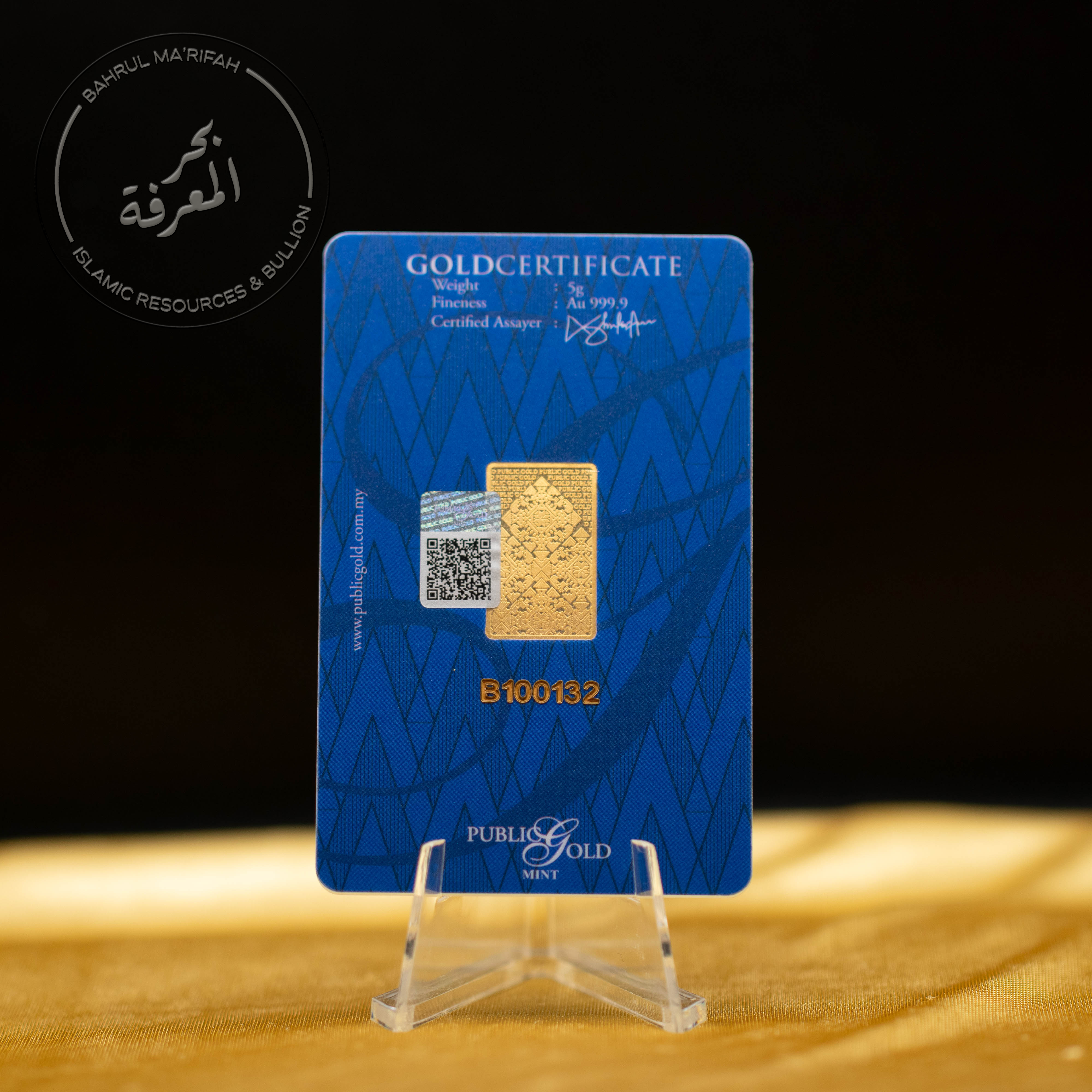 PG - 5 gram Bungamas Gold Bar