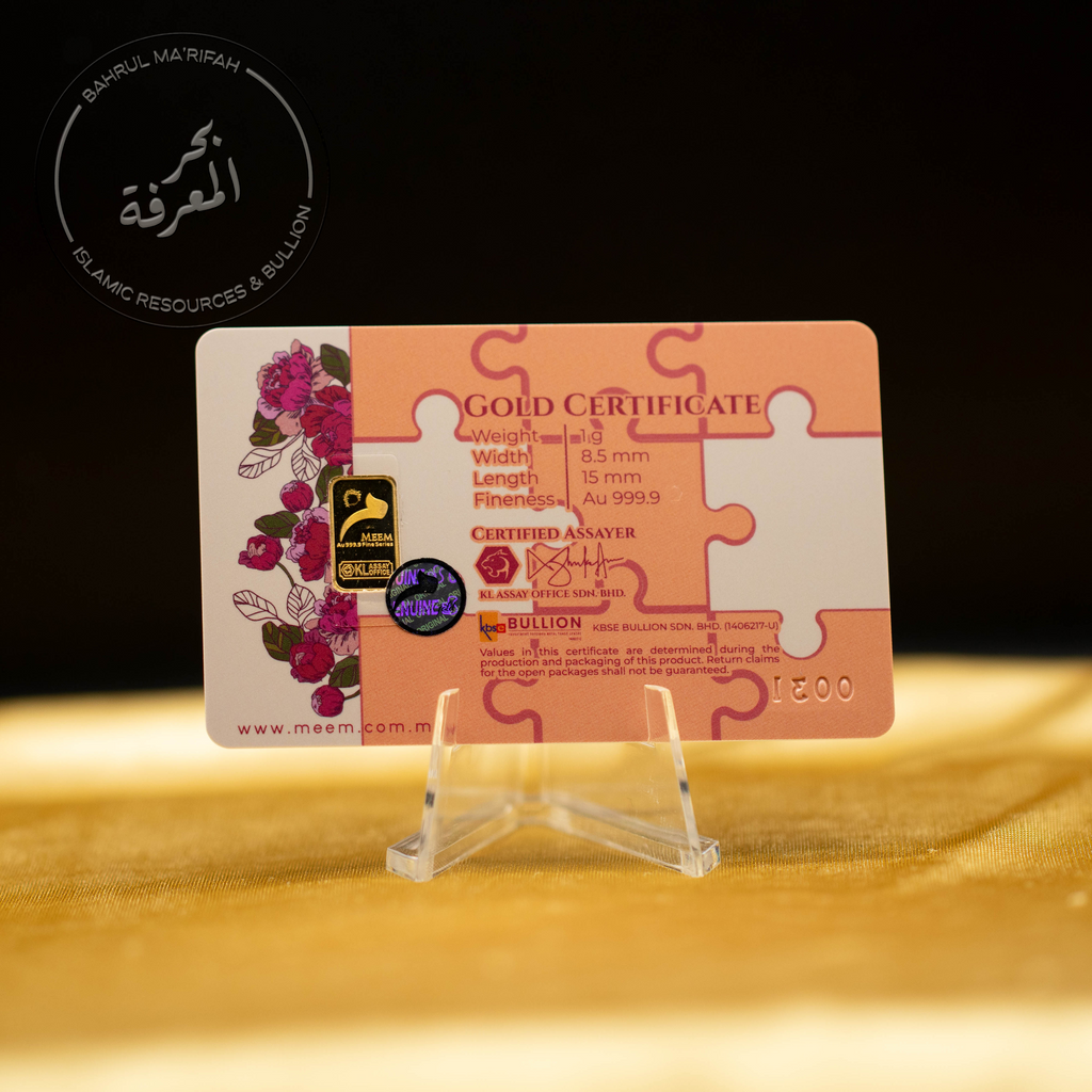 1 gram Meem Gold - Happy Anniversary