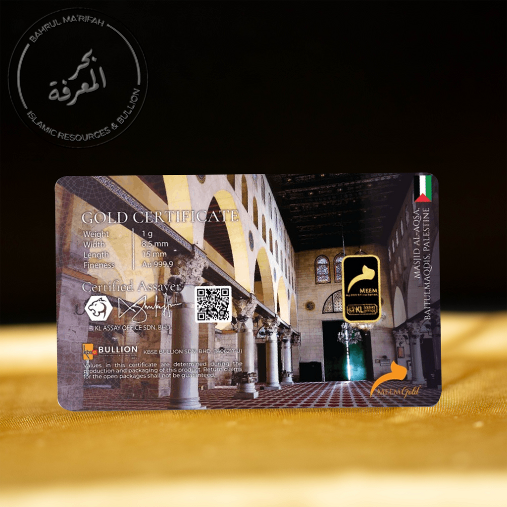 1 gram Meem Gold - Masjidil Aqsa