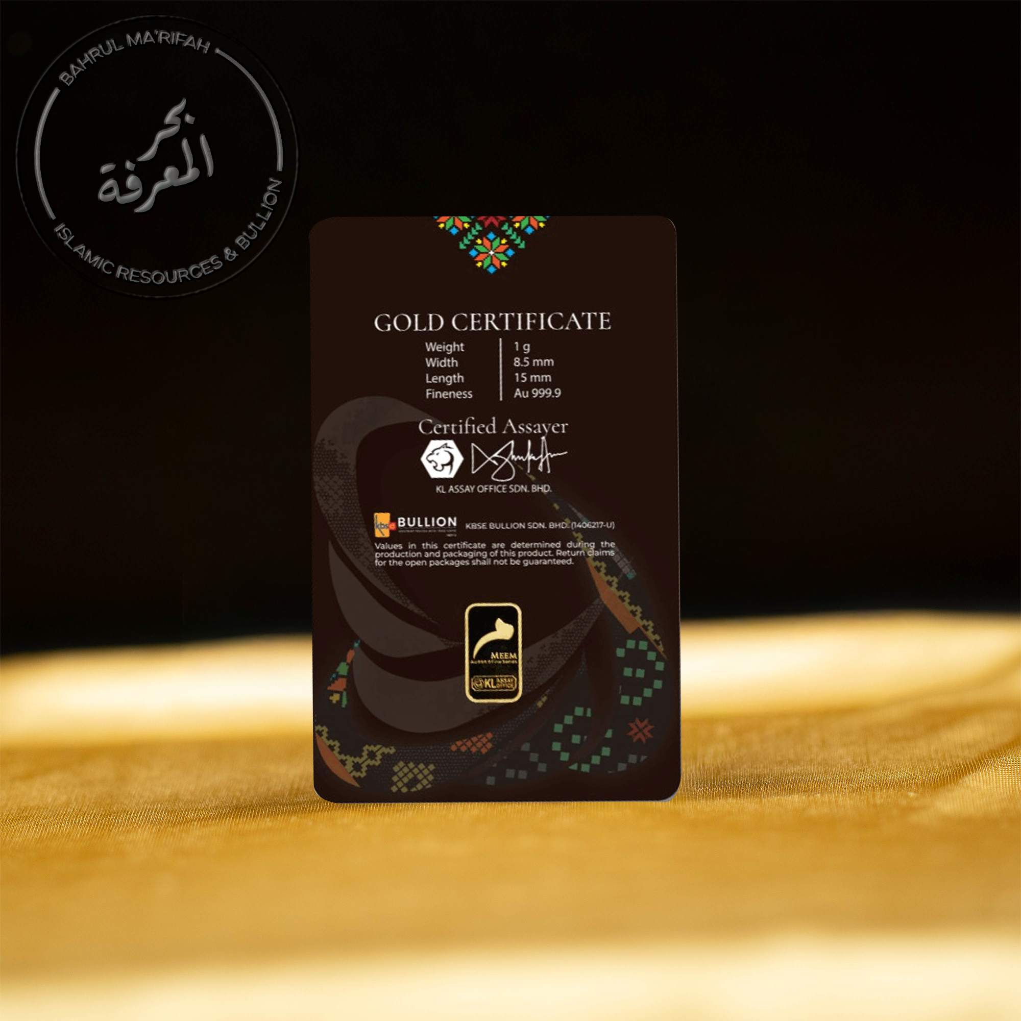 1 gram Meem - Destar Warisan Melayu