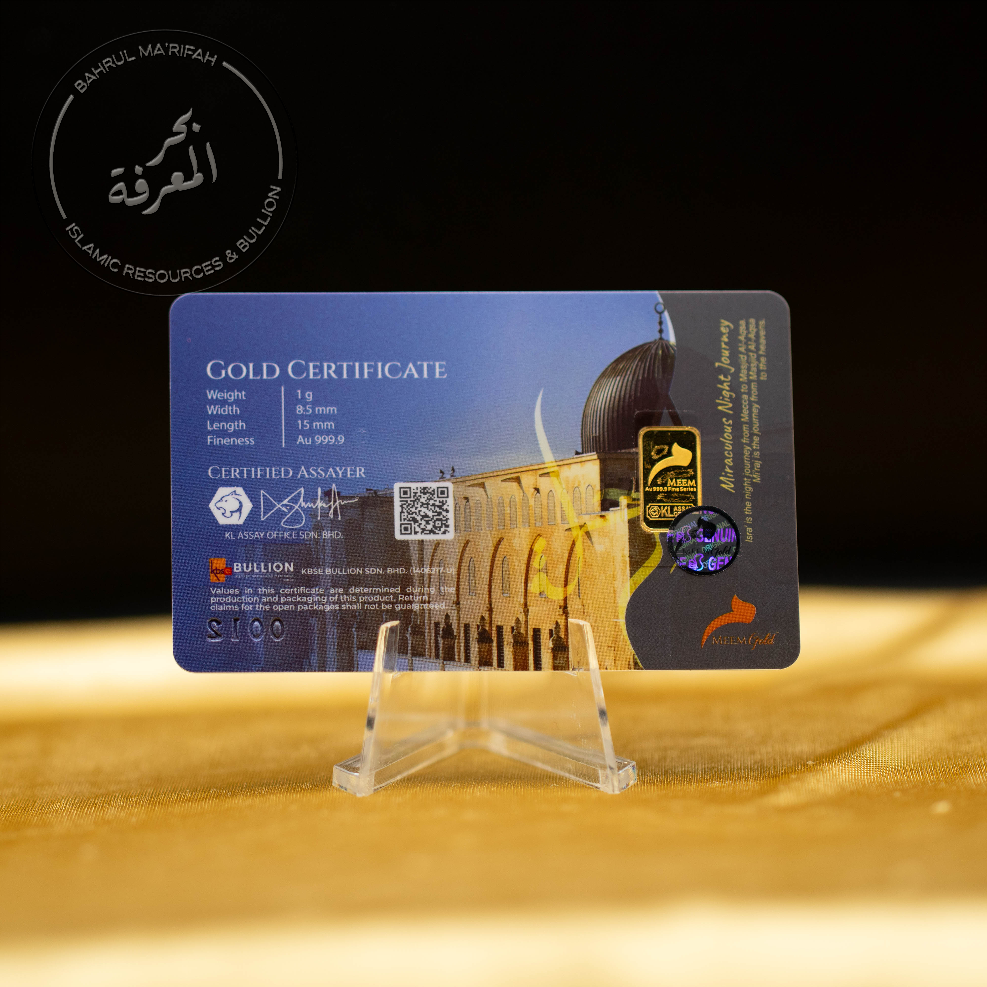 1 gram Meem Gold - Isra’ Mi’raj