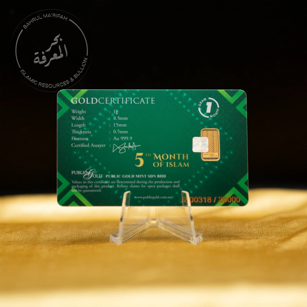 (PROMO) 1 gram Jamadil Awal & 1 gram Jamadil Akhir