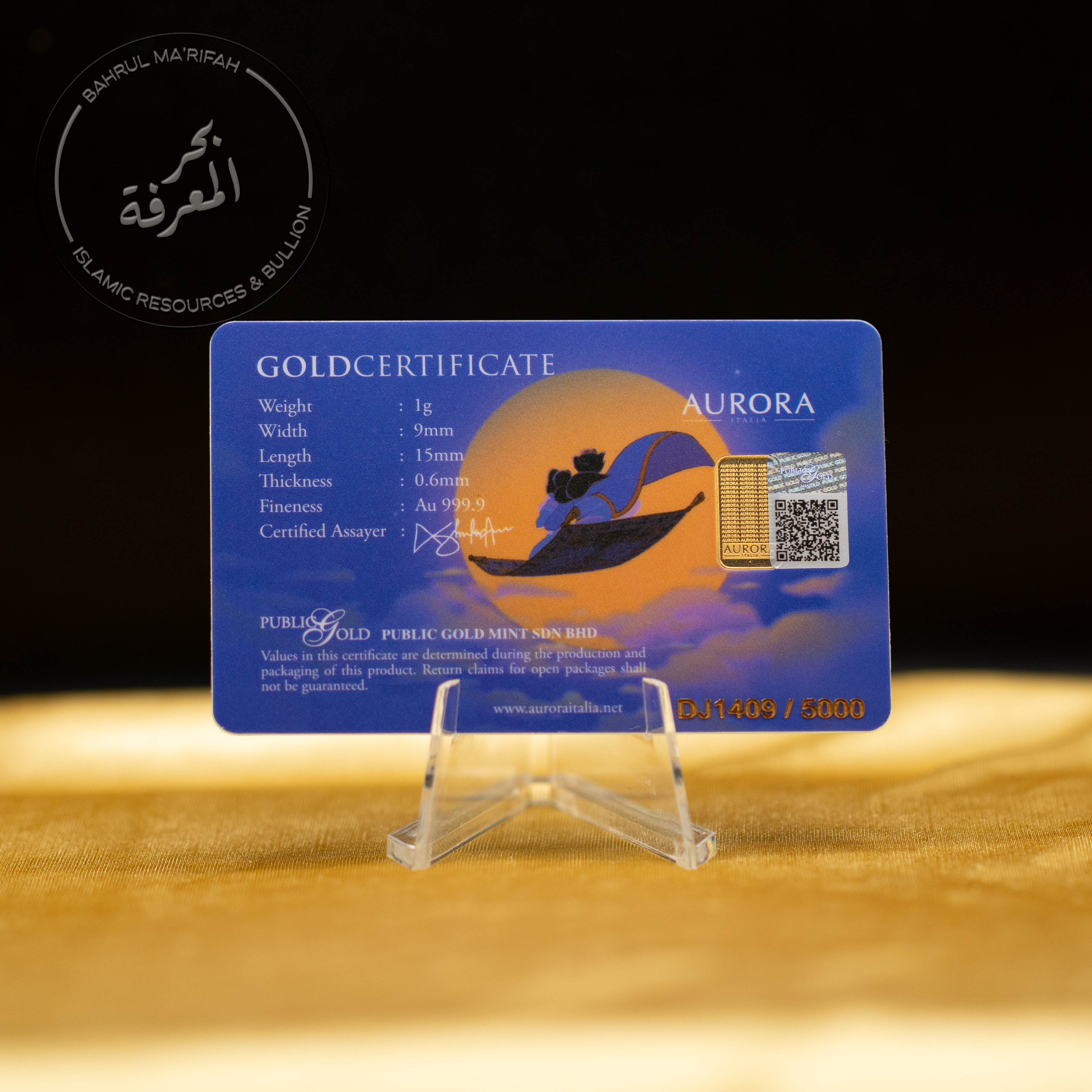 1 gram PG Aurora Italia - Disney Princess Jasmine 1