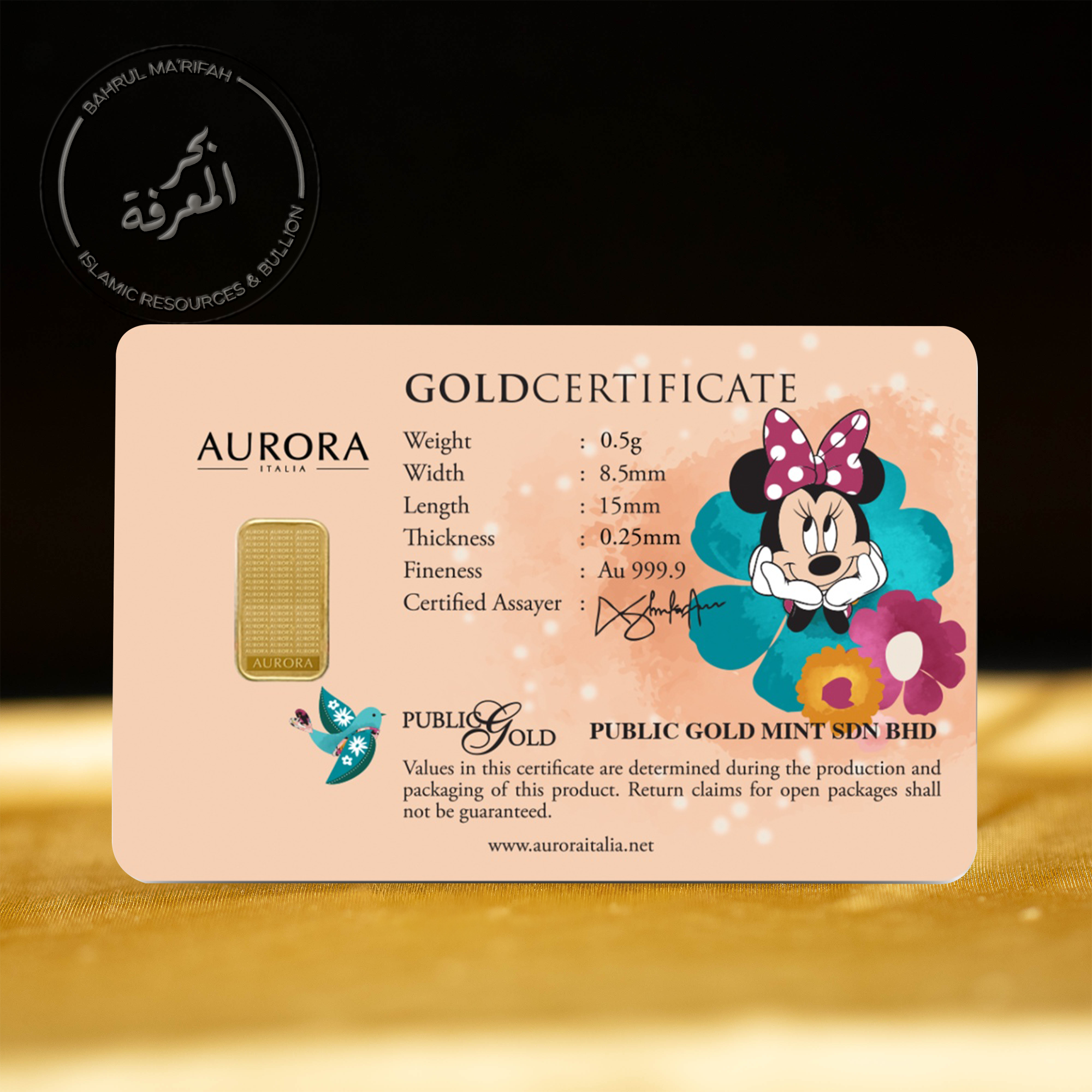 0.5 gram PG Aurora Italia - Minnie Always in My Heart