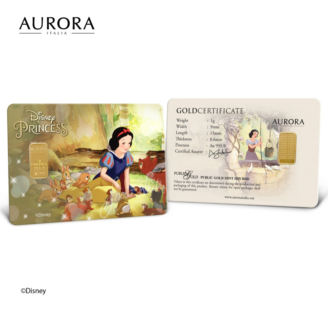 1 gram PG Aurora Italia - Disney Princess Set 1