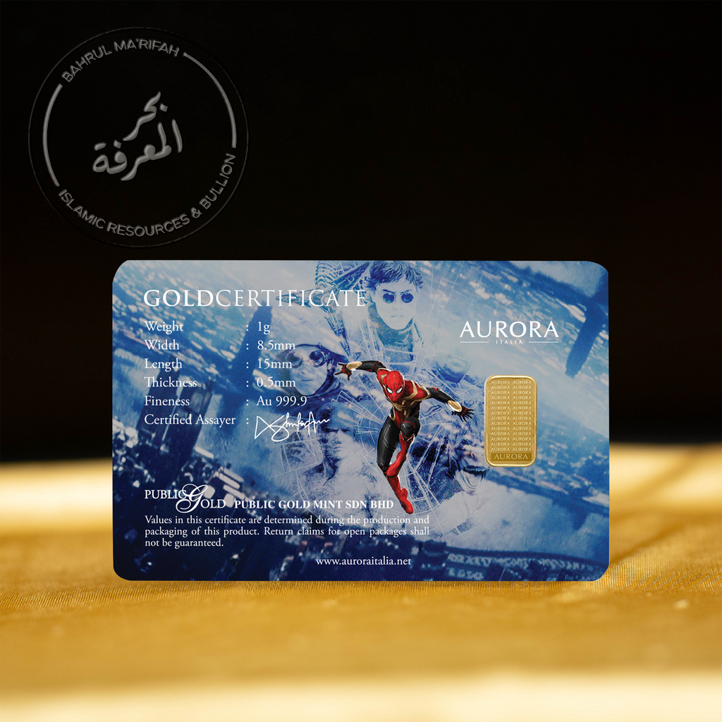 1 gram PG Aurora Italia - Marvel Spider-Man No Way Home
